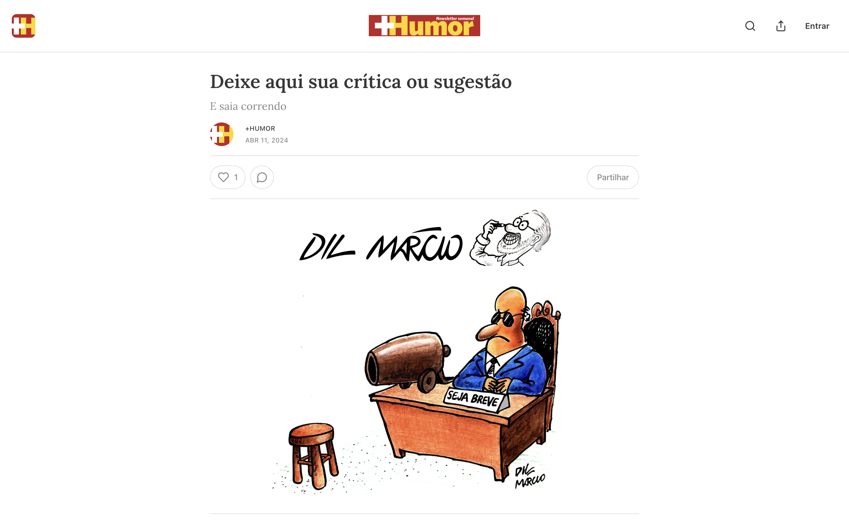 Boletín +Humor (11/04/24) | Brasil