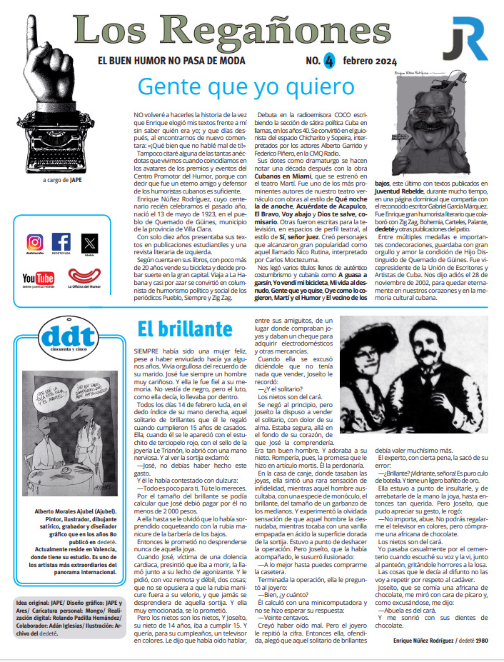 Suplemento "Los regañones" . No. 4 | Cuba