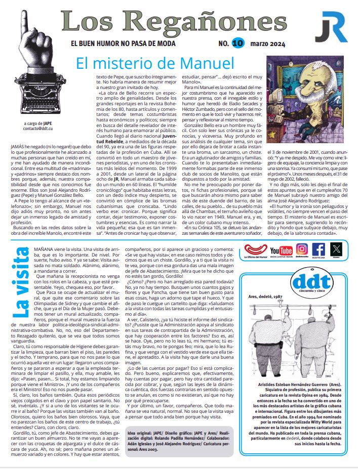 Suplemento "Los regañones" . No. 10 | Cuba