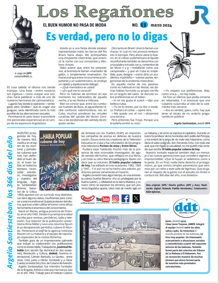 Suplemento "Los regañones" . No. 11 | Cuba