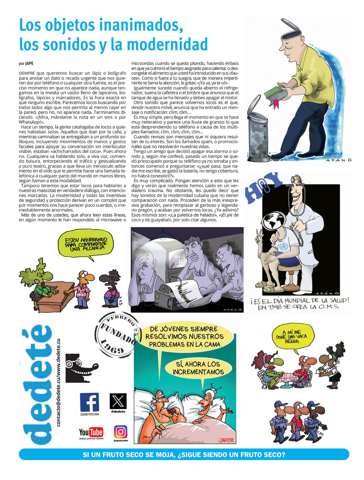 Suplemento "Dedeté" (07/04/24) | Cuba