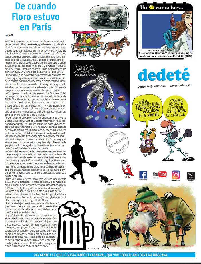 Suplemento "Dedeté" (11/08/24) | Cuba