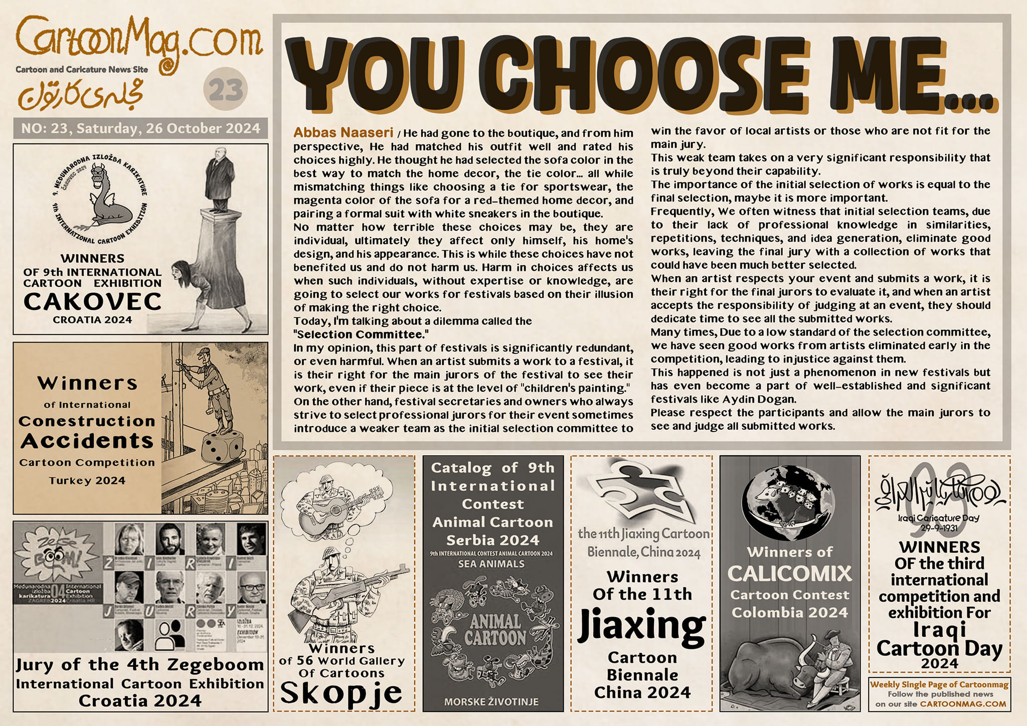 Suplemento Cartoonmag No. 23 | Irán