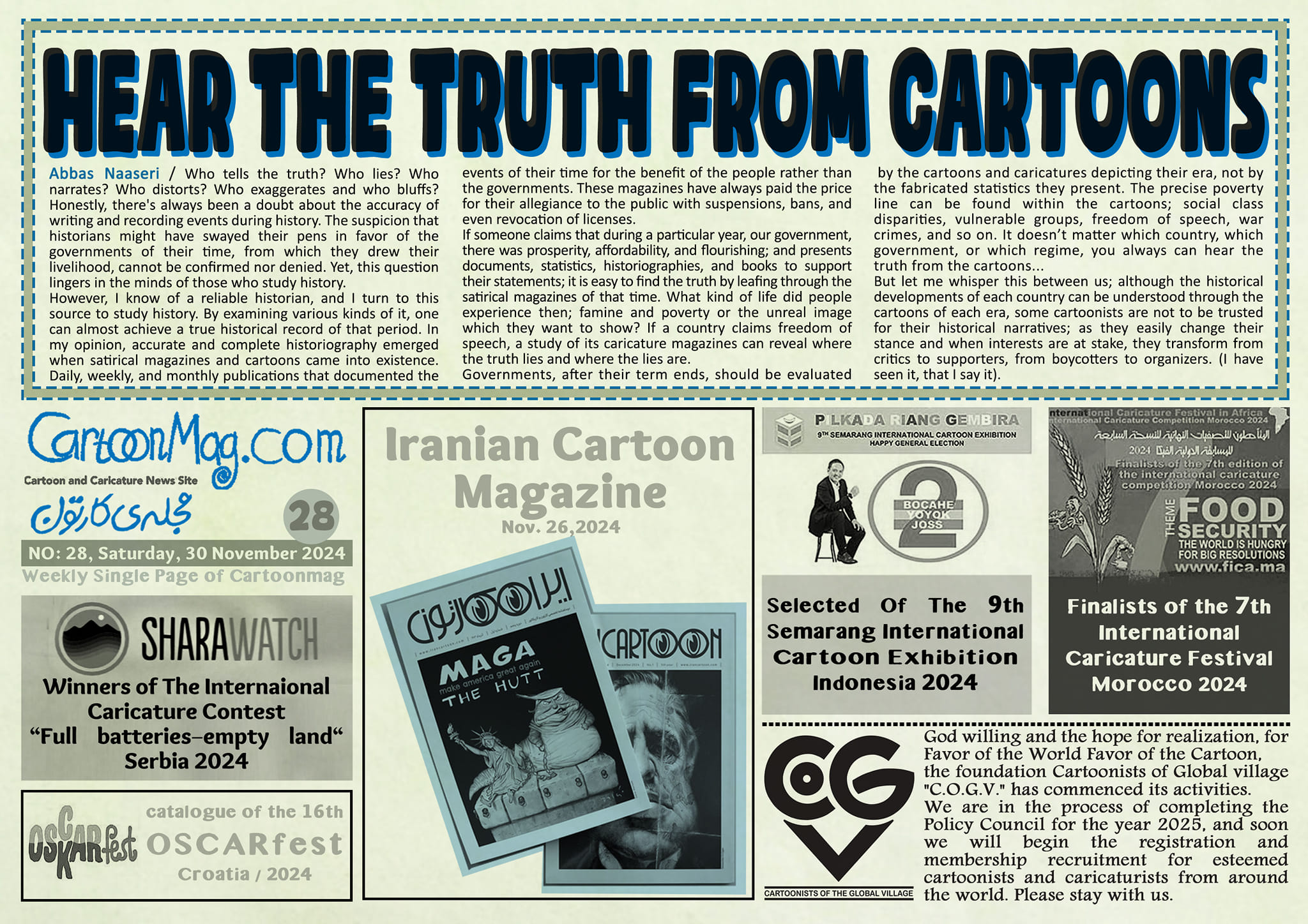 Suplemento Cartoonmag No. 27 | Irán