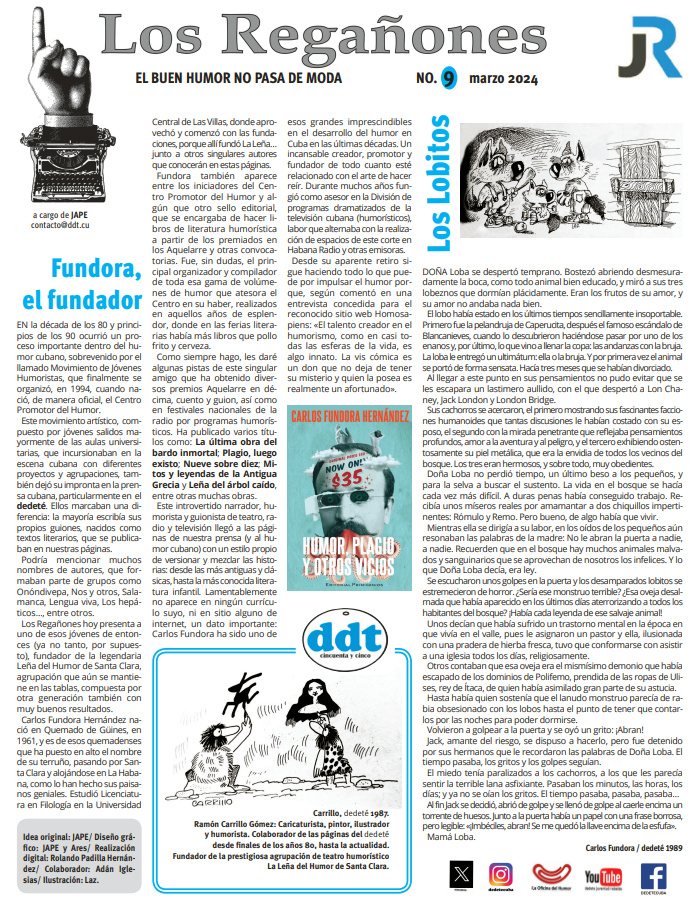 Suplemento "Los regañones" . No. 9 | Cuba