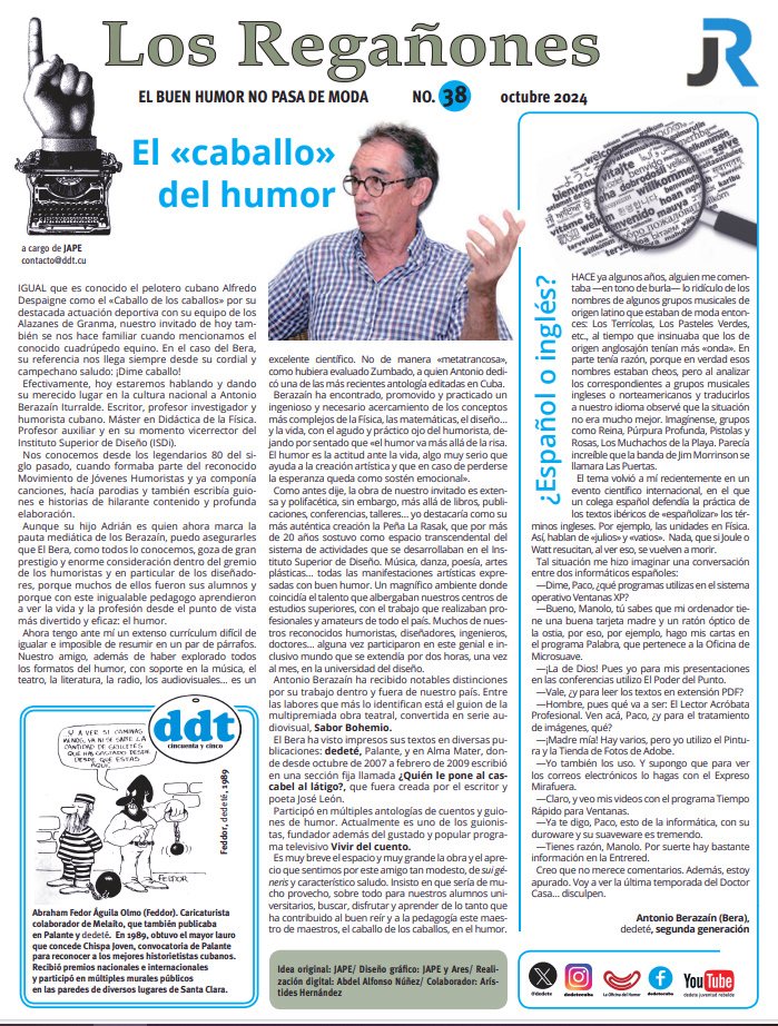 Suplemento "Los regañones" . No. 38 | Cuba