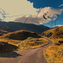 Las nubes y la fantasía de Chris Judge