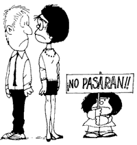 Mafalda y sus padres